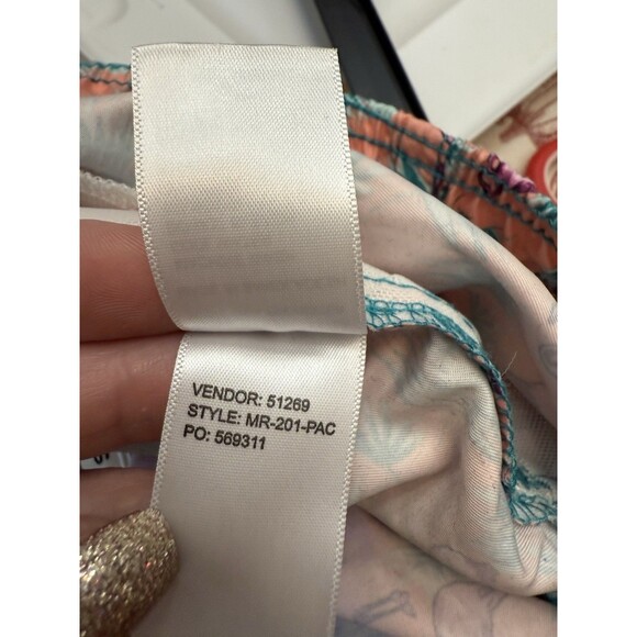 Men’s medium M  PacSun Peach flamingo swim shorts trunks - Picture 7 of 7